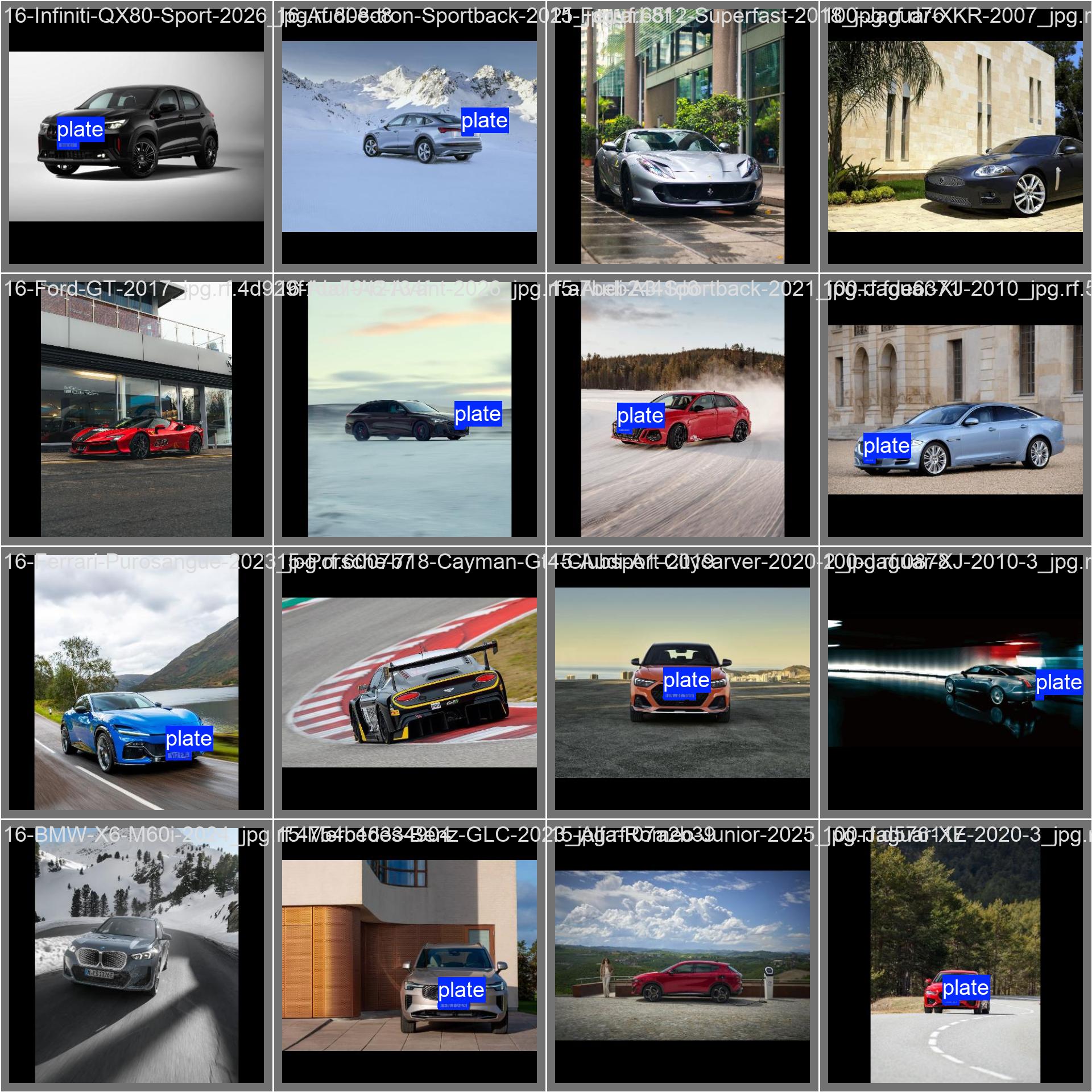 PlateDetection labels batch