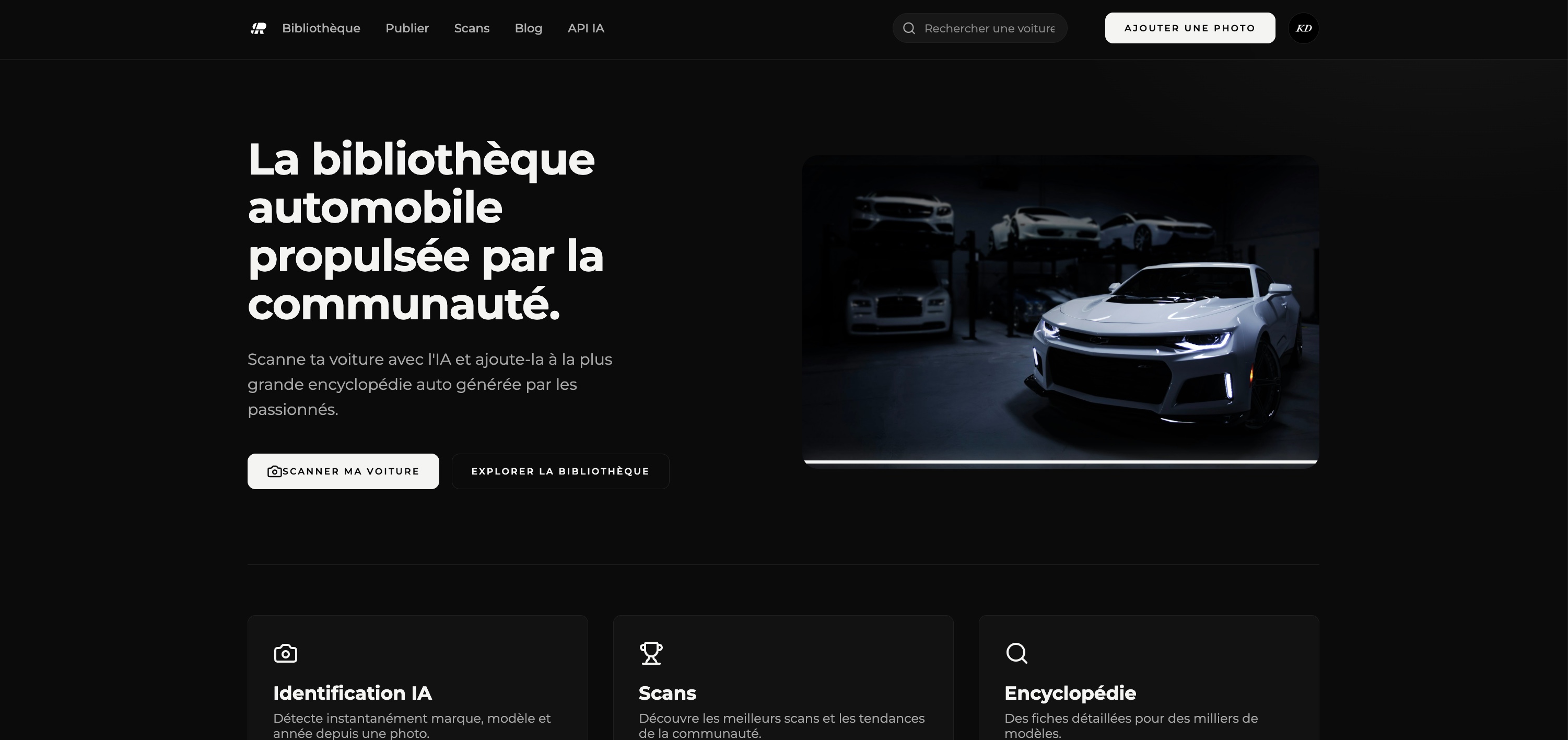 ScanRacer website preview